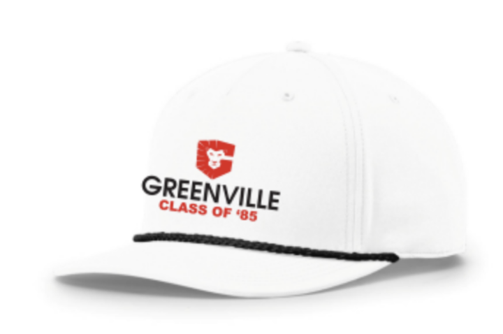 Greenville Class of 85 Rope Hat (White)